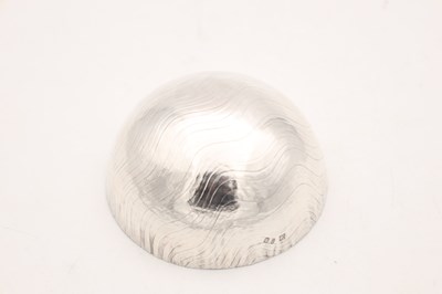 Lot ADRIAN K A HOPE A CONTEMPORARY SCOTTISH SILVER SPOON AND DISH