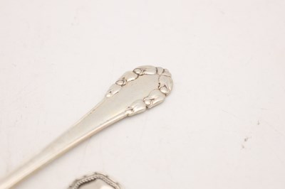 Lot THREE 20TH CENTURY AND LATER DANISH SILVER PIECES BY GEORG JENSEN