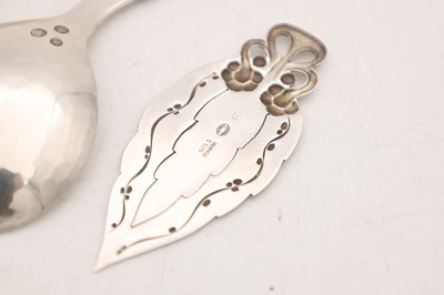 Lot THREE 20TH CENTURY AND LATER DANISH SILVER PIECES BY GEORG JENSEN