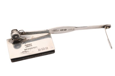 Lot A CASED GEORGE V ENGLISH SILVER BOOKMARK BY ASPREY & CO