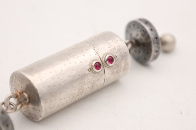 Lot A CONTEMPORARY ENGLISH SILVER DECORATIVE CASE