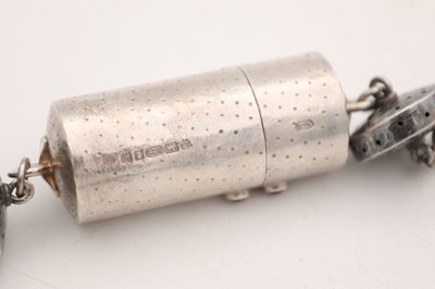 Lot A CONTEMPORARY ENGLISH SILVER DECORATIVE CASE