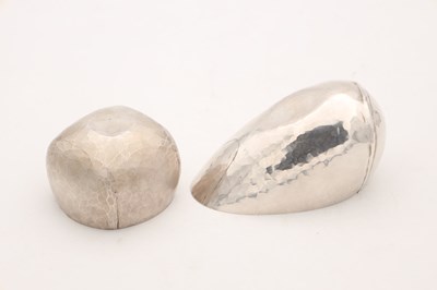 Lot TWO CONTEMPORARY ENGLISH SILVER PROJECT PIECES