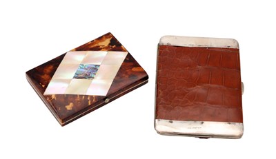 Lot TWO 19TH/20TH CENTURY CARD CASES