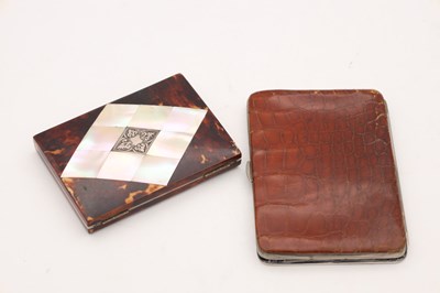 Lot TWO 19TH/20TH CENTURY CARD CASES