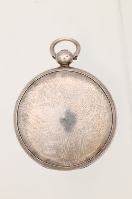 Lot AN ENGLISH SILVER FULL HUNTER VERGE FUSEE POCKET WATCH SIGNED WILLIAM HENRY WRIGHT, LONDON