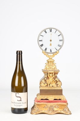 Lot 145 - JEAN EUGENE ROBERT-HOUDIN, PARIS. A RARE LATE 19TH CENTURY ORMOLU AND PATINATED BRONZE MYSTERY CLOCK