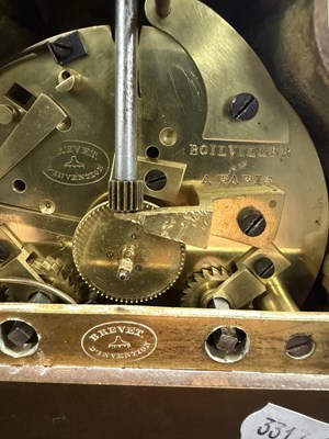 Lot 145 - JEAN EUGENE ROBERT-HOUDIN, PARIS. A RARE LATE 19TH CENTURY ORMOLU AND PATINATED BRONZE MYSTERY CLOCK