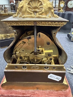 Lot 145 - JEAN EUGENE ROBERT-HOUDIN, PARIS. A RARE LATE 19TH CENTURY ORMOLU AND PATINATED BRONZE MYSTERY CLOCK