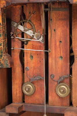 Lot 95 - A GOOD 19TH CENTURY BLACK FOREST CARVED WALNUT DOUBLE FUSEE CUCKOO CLOCK