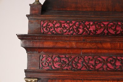 Lot 133 - A GEORGE II FIGURED WALNUT 8-DAY LONGCASE CLOCK BY BENJ: GRAY & JUST: VULLIAMY, LONDON