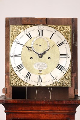Lot 133 - A GEORGE II FIGURED WALNUT 8-DAY LONGCASE CLOCK BY BENJ: GRAY & JUST: VULLIAMY, LONDON