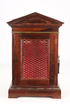 Lot 158 - VULLIAMY, LONDON. A FINE MID 19TH CENTURY ROSEWOOD TRIPLE FUSEE QUARTER CHIMING BRACKET CLOCK, NO. 1630