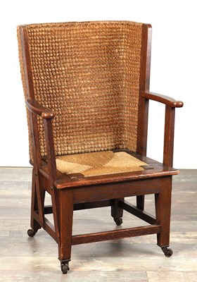 Lot AN EARLY 20TH CENTURY ORKNEY CHAIR