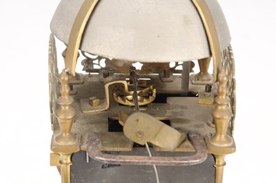 Lot 122 - JAMES GRAY OF SHASTON (SHAFTESBURY) A RARE LATE 17TH CENTURY PROVINCIAL BRASS LANTERN CLOCK