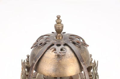 Lot 163 - EDWARD HEMINS, BICESTER A LATE 17TH CENTURY PROVINCIAL VERGE LANTERN CLOCK