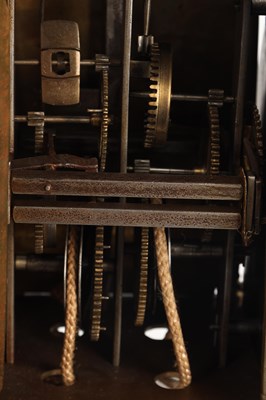 Lot 163 - EDWARD HEMINS, BICESTER A LATE 17TH CENTURY PROVINCIAL VERGE LANTERN CLOCK