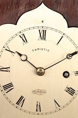 Lot 135 - CHRISTIE, LONDON A SMALL WILLIAM IV ROSEWOOD FUSEE MANTEL CLOCK