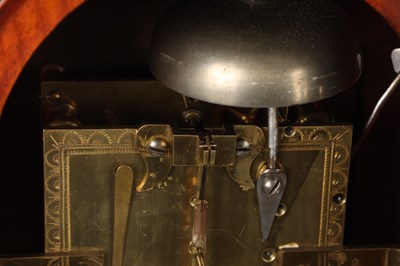 Lot 63 - WILLIAM HANSON OF WINDSOR. A GEORGE III FIGURED MAHOGANY PAD TOP BRACKET CLOCK