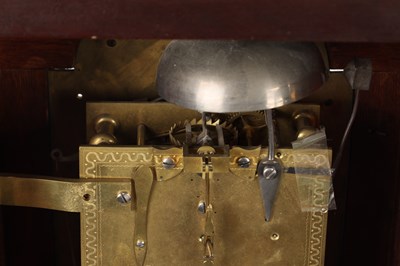 Lot 68 - BROCKBANKS, LONDON. A GEORGE III ORMOLU MOUNTED MAHOGANY VERGE BRACKET CLOCK