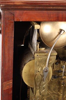 Lot 71 - ROBERT LEUMAS, LONDON. A GEORGE III ORMOLU MOUNTED MAHOGANY MUSICAL BRACKET CLOCK