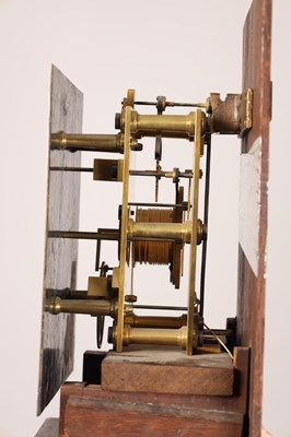 Lot 141 - T. J. UPJOHN, LONDON. A GEORGE III FIGURED MAHOGANY REGULATOR LONGCASE CLOCK
