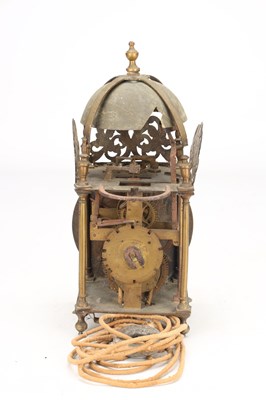Lot 7 - WINDMILLS AND ELKINS, LONDON. A LATE 17TH CENTURY VERGE LANTERN CLOCK