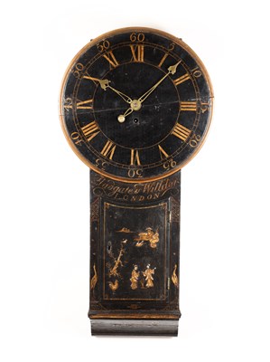 Lot 113 - FLADGATE AND WILLDER, LONDON. A GEORGE III CHINOISERIE TAVERN CLOCK