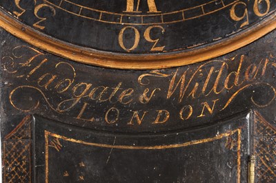 Lot 113 - FLADGATE AND WILLDER, LONDON. A GEORGE III CHINOISERIE TAVERN CLOCK