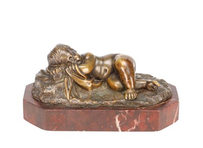Lot A BRONZE FIGURAL DESK WEIGHT