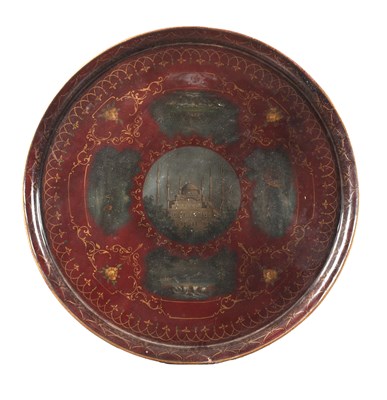 Lot A LARGE REGENCY TOLEWARE TABLE TOP