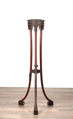 Lot A MAHOGANY ADAMS STYLE PEDESTAL