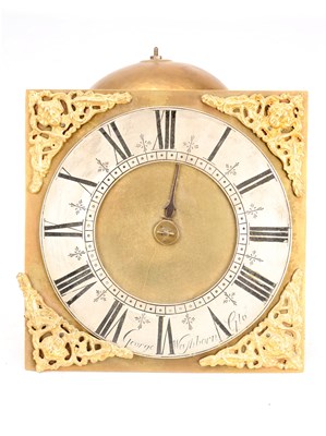 Lot GEORGE WASHBOURN, GLOUCESTERSHIRE AN EARLY 19TH CENTURY 9" DIAL LONGCASE MOVEMENT