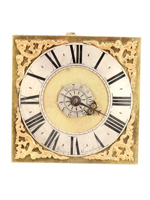 Lot THOMAS COX, THORNBURY. AN EARLY 18TH CENTURY 30-HOUR HOODED WALL CLOCK MOVEMENT