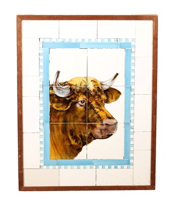 Lot A SET OF BUTCHER'S TILES