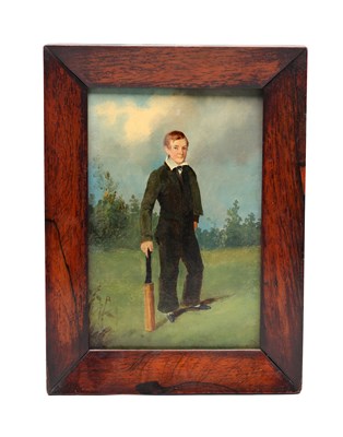 Lot A REGENCY FULL-LENGTH PORTRAIT OF AN ETON SCHOLAR
