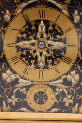 Lot 142 - DROCOURT, PARIS. A LATE 19TH CENTURY FRENCH GILT BRASS AND CHAMPLEVE ENAMEL REPEATING CARRIAGE CLOCK
