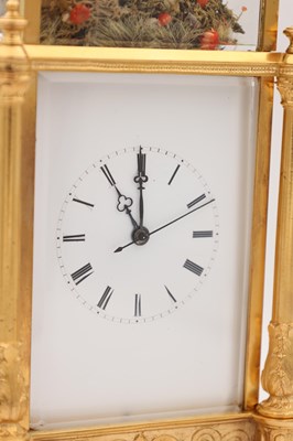 Lot 151 - JACQUES FRERES. A LATE 19TH CENTURY FRENCH SINGING BIRD AUTOMATON CARRIAGE CLOCK