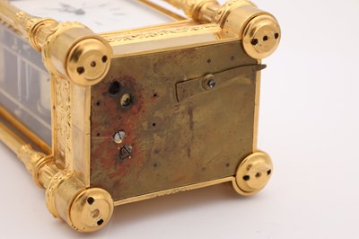 Lot 151 - JACQUES FRERES. A LATE 19TH CENTURY FRENCH SINGING BIRD AUTOMATON CARRIAGE CLOCK