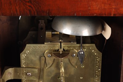 Lot 61 - GOODHUGH, REGENT ST. LONDON. A REGENCY BRASS INLAID ROSEWOOD STRIKING BRACKET CLOCK