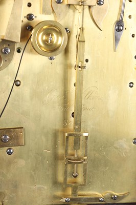 Lot 34 - GEORGE WILKINS, SOHO. A REGENCY FIGURED MAHOGANY QUARTER CHIMING BRACKET CLOCK WITH ALARM