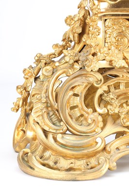 Lot 59 - BARRARD & VIGNON, PARIS. A LARGE LATE 19TH CENTURY FRENCH ORMOLU FIGURAL MANTEL CLOCK