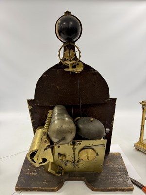 Lot 41 - A FINE AND RARE GEORGE III MAHOGANY MUSICAL AUTOMATON YEAR CALENDAR LONGCASE CLOCK WITH SPHERICAL MOON OF NELSON INTEREST