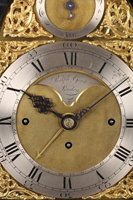 Lot 148 - RALPH GOUT, LONDON. A GEORGE III INVERTED BELL TOP EBONISED MUSICAL EIGHT-DAY BRACKET CLOCK