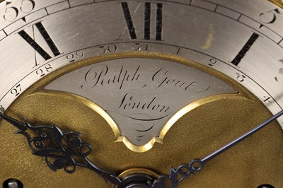 Lot 148 - RALPH GOUT, LONDON. A GEORGE III INVERTED BELL TOP EBONISED MUSICAL EIGHT-DAY BRACKET CLOCK