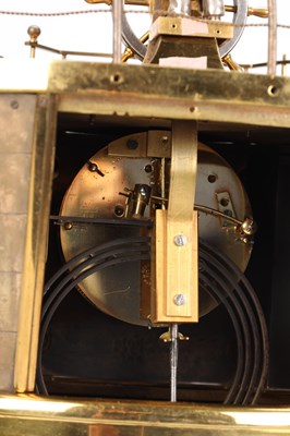 Lot 29 - GUILMET, PARIS. A LATE 19TH CENTURY FRENCH INDUSTRIAL AUTOMATON "HELMSMAN" TABLE CLOCK