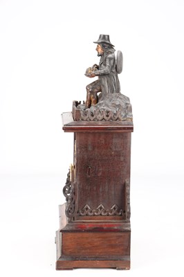 Lot 134 - A RARE LATE 19TH CENTURY GERMAN AUTOMATON "DUMPLING EATER" CLOCK