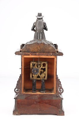 Lot 134 - A RARE LATE 19TH CENTURY GERMAN AUTOMATON "DUMPLING EATER" CLOCK