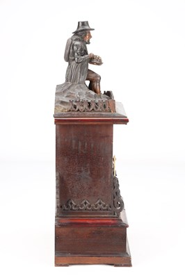 Lot 134 - A RARE LATE 19TH CENTURY GERMAN AUTOMATON "DUMPLING EATER" CLOCK