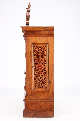 Lot 156 - A MID 19TH CENTURY BLACK FOREST WALNUT TRUMPETER CLOCK